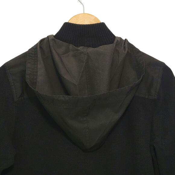 Ralph Lauren L-RL Active Hooded Zip Sweater Black Sporty Casual Fall Layer Large - Picture 8 of 10